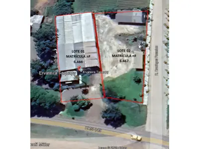 LOTE 001 - UM TERRENO URBANO com área superficial de 1.772,46m² e suas benfeitorias (pavilhão industrial) na cidade de Restinga Seca/RS. Inscrito sob a matrícula nº 6.466 do CRI de Restinga Seca/RS